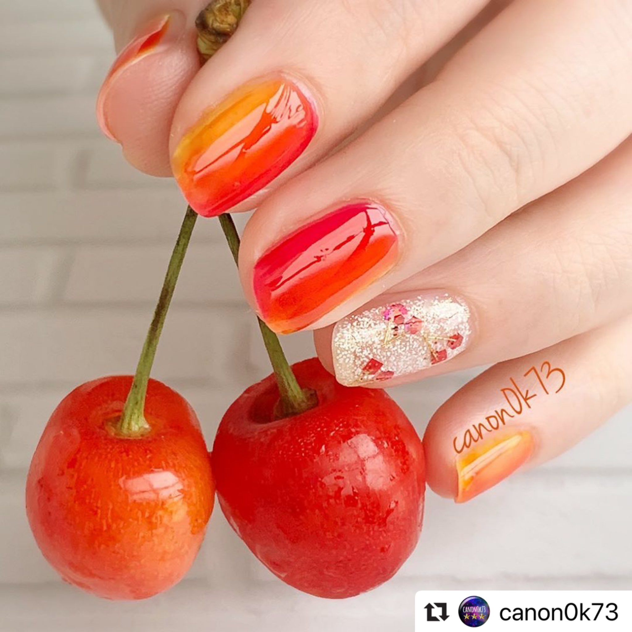 ルネ♡さくらんぼブローチ ルネ♡さくらんぼブローチ