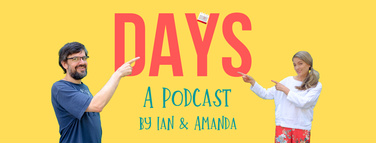 PodcastOfDays's tweet photo. #Sunday...a day a leisure &amp; rest. Perfect for catching up on all the back episodes of our #DaysPodcast where @ADanellsBewley &amp; @ids  take an irreverent look at celebration days from around the globe. There are only 3...so it won't take long. https://t.co/XUdb593vFF https://t.co/T1rlsXx2KQ