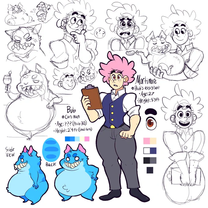 This was posted in August 28,2019
Not much changed with Bub but I REALLY don't like how Mortimore turned out so in the third pic is Mort slight new look or something idk it's better 2 me ??‍♂️ 