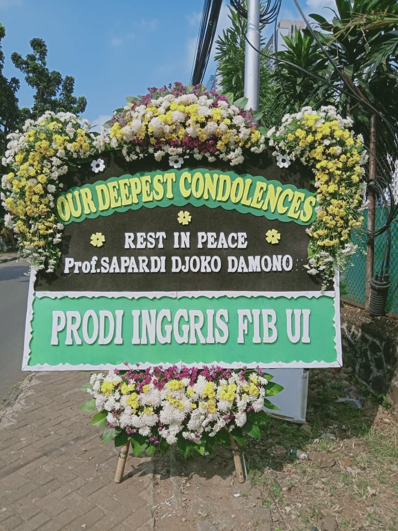 EngDeptUI's tweet photo. RIP Prof. Sapardi Djoko Damono https://t.co/thmrsDSOcu