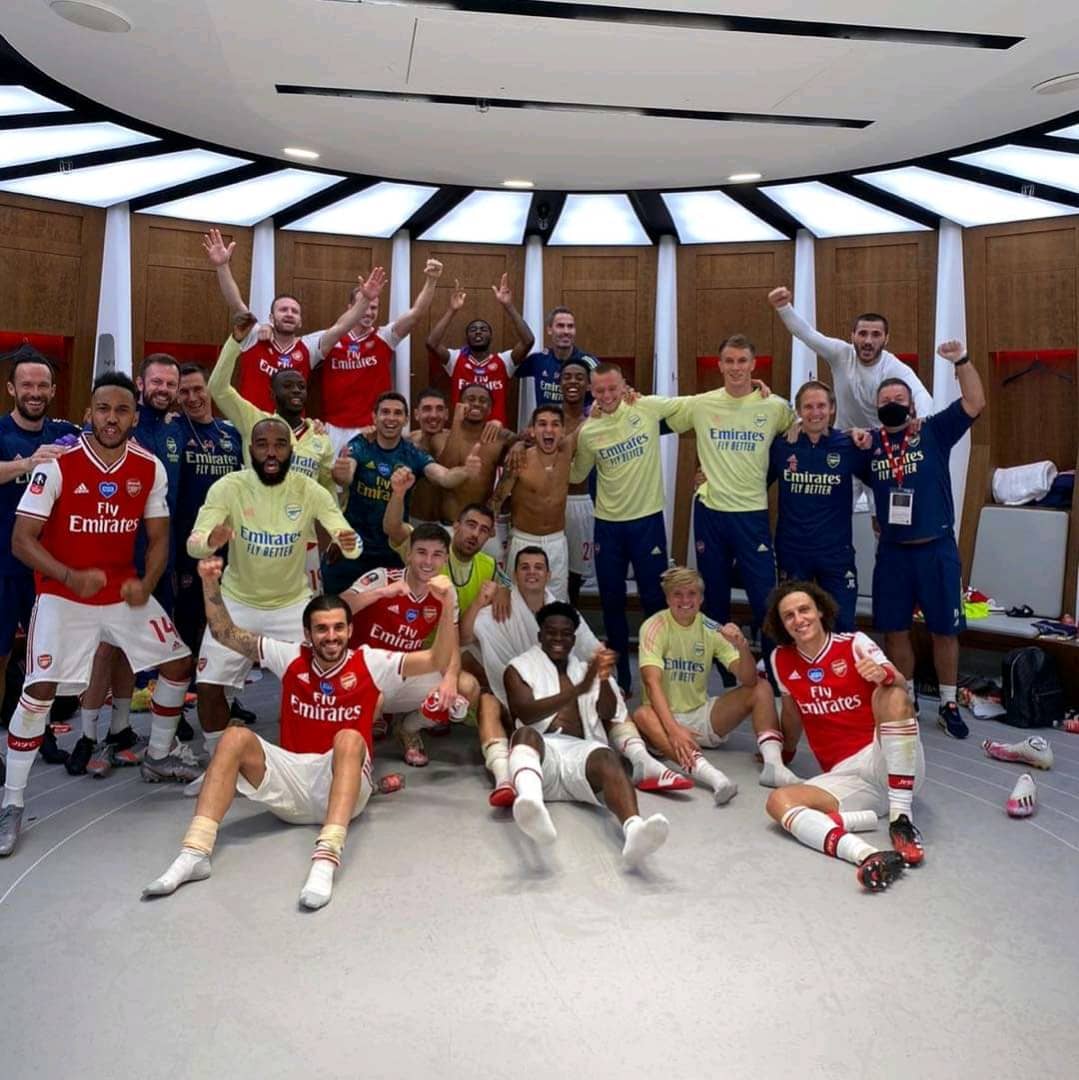 RASC_Official's tweet photo. This victory goes out to all the #Gunners  and #Goonerettes across the World. One team one spirit
#COYG 
@JEANMARIEMUKASA @SamKarenzi @cakamanzi @visitrwanda_now https://t.co/Mbts2KzliS