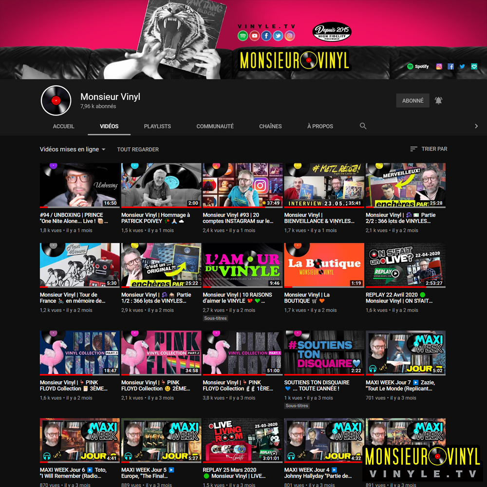 monsieurvinyl's tweet image. 🎉 5 ANS DÉJÀ ! 🎉 Un 19 Juillet 2015 – alors que la vidéosphère française du #vinyle était déserte – je publiais ma première vidéo sur YouTube. 200 vidéos plus tard, cette chaîne résiste au temps. MERCI BEAUCOUP pour votre fidélité, votre soutien et vos nombreux messages ! #5ans