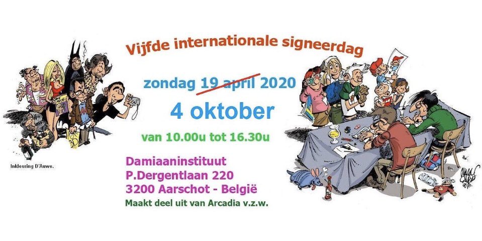 cathy1609's tweet photo. 4 oktober , aarschot ...wees erbij ..40 striptekenaars geven het beste van zichzelf ..plus unieke veiling goede doel ..tot dan #strips #tekenaars #tekenen #plezier #fun #kids #kleuren #cadeau #veiling #goededoel #coronamaatregelen https://t.co/GGBc4Bt8xo