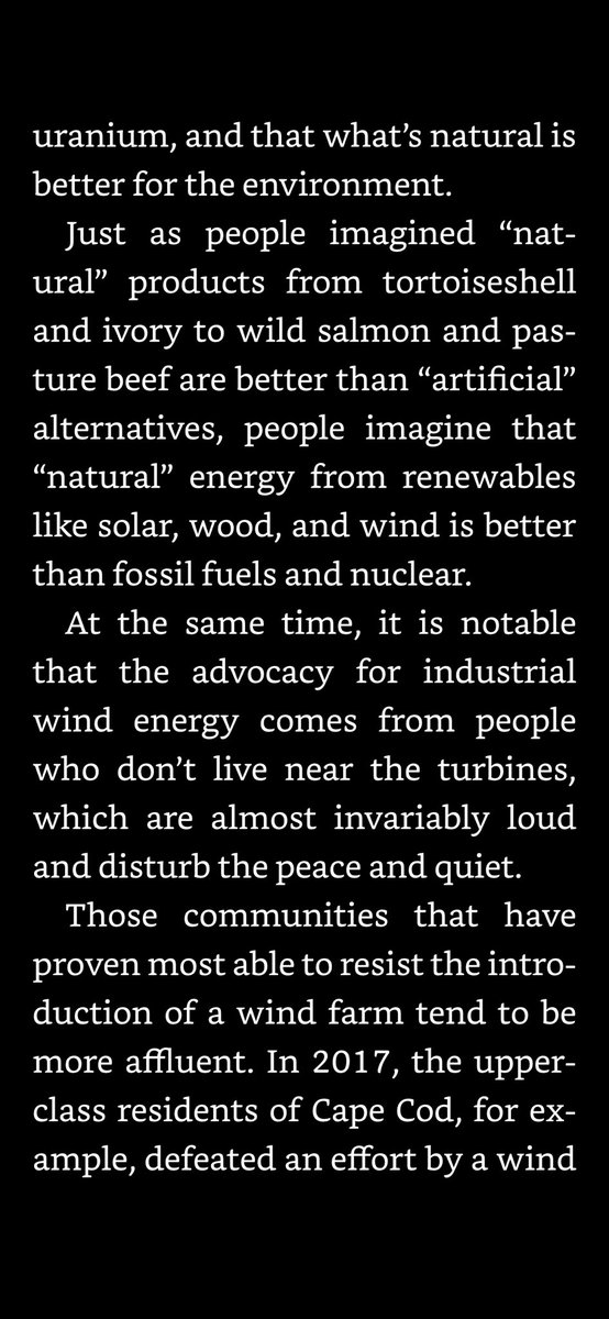 The higher the power density, the lower the environmental impactWhere a lump of wood can cook a pot of beans, a lump of uranium can power my entire high-energy life!