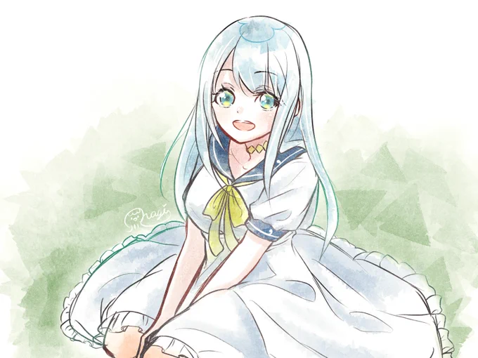 #女の子のイラストだけで興味を持ってくれる方へ届け
 #ナギナミ  #VTuber 