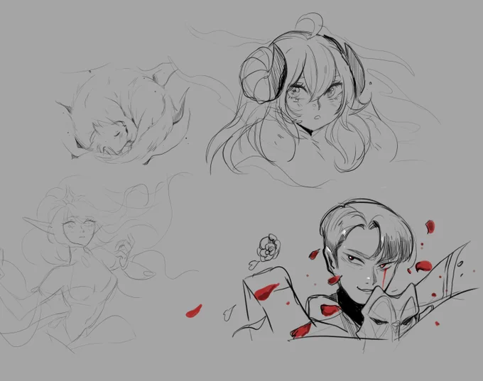 Drawpile with friendos ʕ '•̥̥̥ ᴥ•̥̥̥`ʔ 