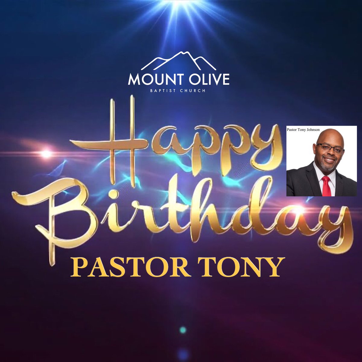 We are so excited to celebrate our awesome Pastor! Our prayer is that God would continue to lead him as he leads us as a congregation. We love you very much Pastor! It’s your special day!#July19 #mountolivebcsd #happybirthday <a href="/RevTonyJohnson/">Tony Johnson</a>