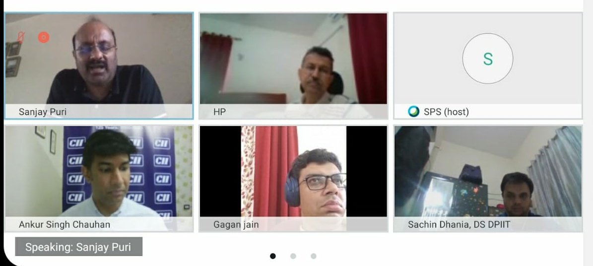 CIIEvents's tweet photo. CII J&amp;K members hosted an interaction with Mr Rajendra Ratnoo, Joint Secretary, @DIPPGOI today. #CII4NR @cii4nr https://t.co/oDsWfqjbws