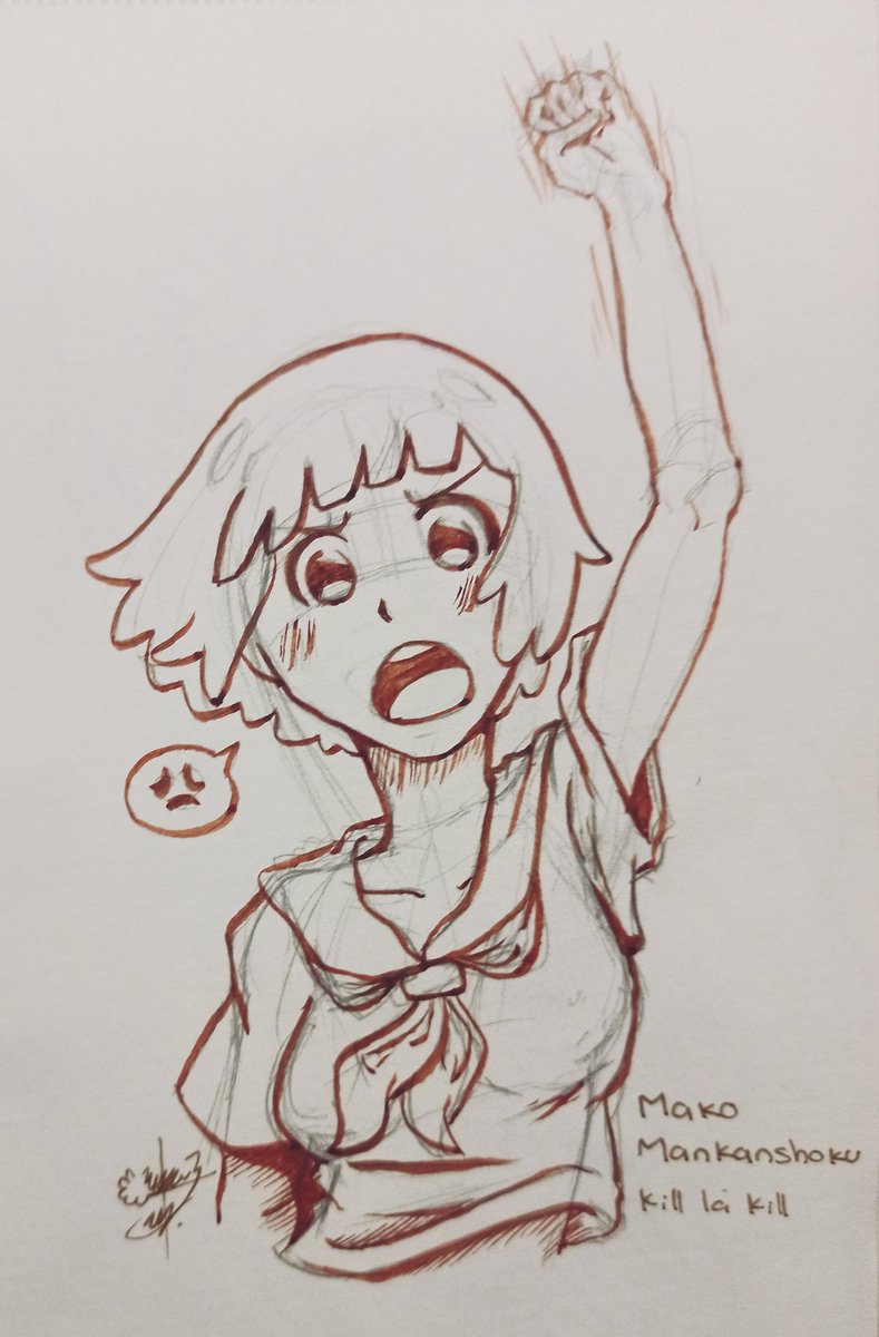 JaponesitaDark's tweet photo. #Doodles #Cuiloa #drawings #Voyager #FGO #Days #killlakill #Sketching https://t.co/UmotIbUlGD