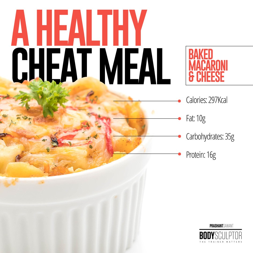 BodySculptorIN's tweet photo. Pack in the meal with some flavour-packed Baked Macaroni & Cheese. Make your cheat meal healthy and delicious.
#sundayvibes #Trainermatters https://t.co/JbKuyQLGtQ