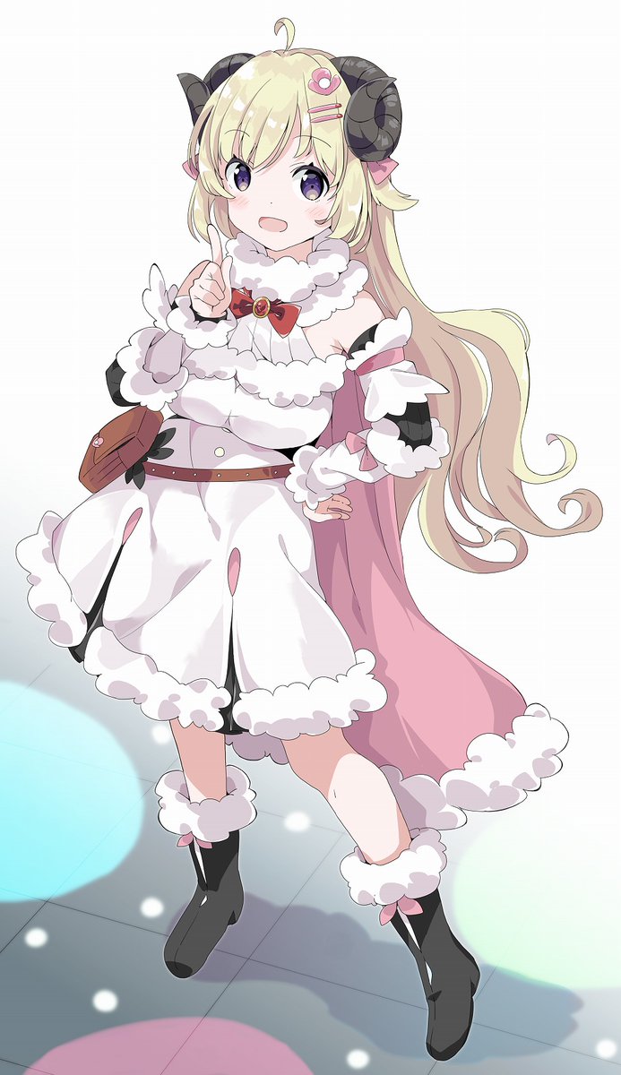 角巻わため 「? #つのまきあーと 」|たんたんめんのイラスト
