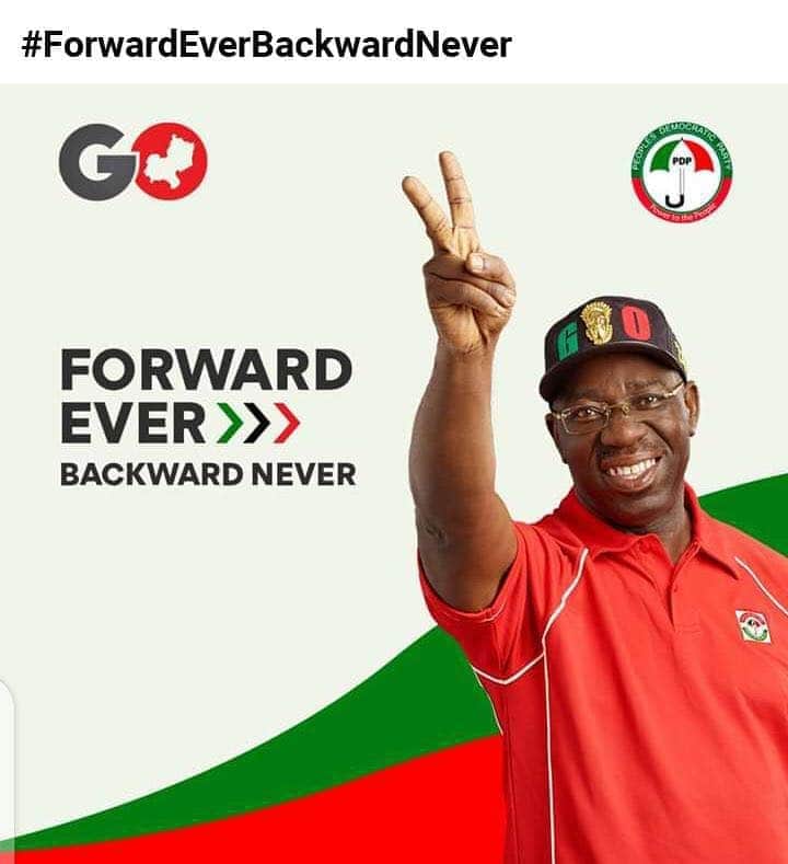 mediateam4ggo's tweet photo. Let's not forget @GovernorObaseki is a member of @OfficialPDPNig &amp; we should vote him by thumb printing on the PDP space. He has done so much for the people of Edo and he has to be on seat to complete his good works. 4+4

#Obaseki2020
#ForwardEverBackwardNever
#BeliversOfObaseki https://t.co/OUKS8ZcERa