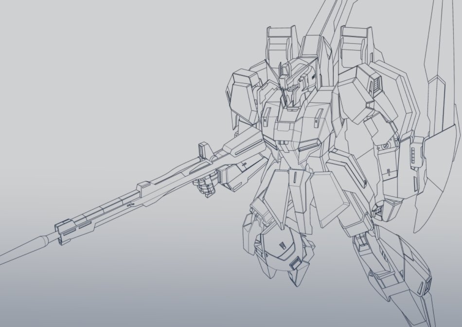 「[WIP] ZETA GUNDAM 」|日羽工業のイラスト