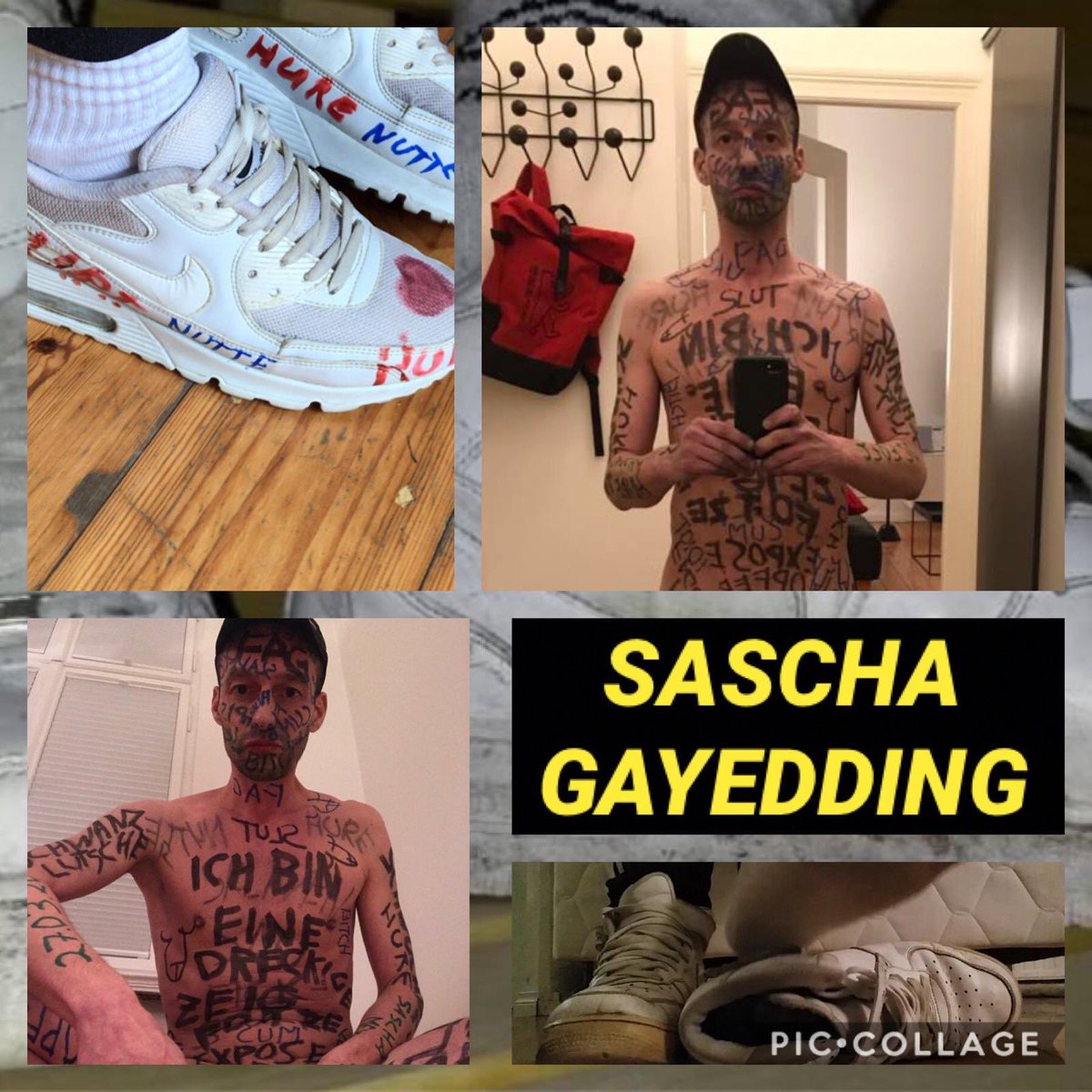 sama10557's tweet photo. Bitte alle exposen !
Sascha mayer aus Berlin 

@GermanyAlpha
@CashFeetSlave
@Slave4Control4
@allfootlovers
@Bestfootmaster
@LoyalCashSlave
@SneakersGay
@PicRipe https://t.co/ojacaAtH1w