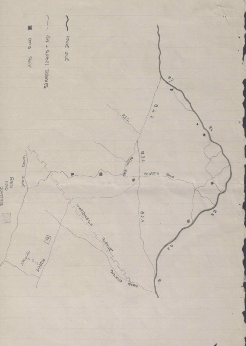Location of shooting is given as junction between trench B4 and B7. A rough plan is given in the regimental war diary,