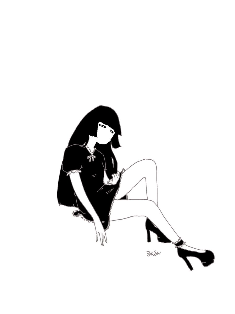 「#女の子のイラストだけで興味を持ってくれる方へ届け 」|るんるん📘お休み中のイラスト