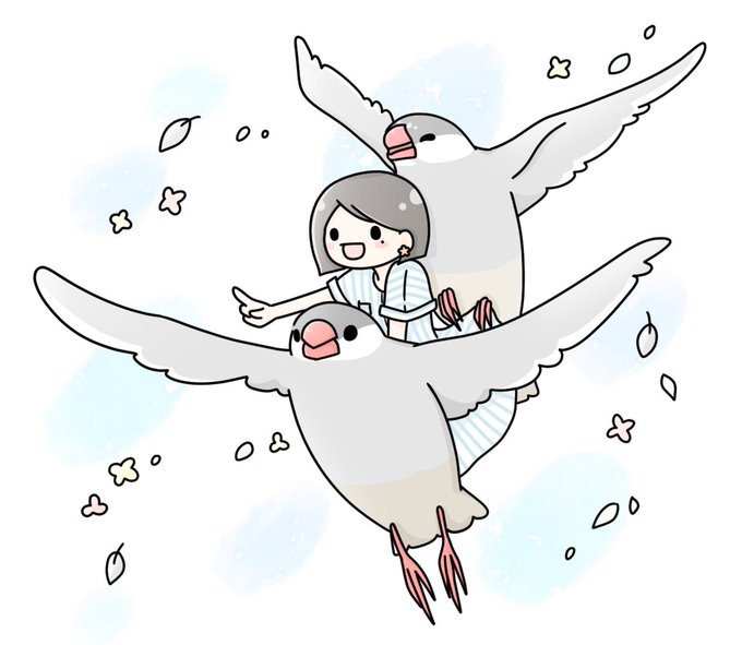 文鳥のtwitterイラスト検索結果