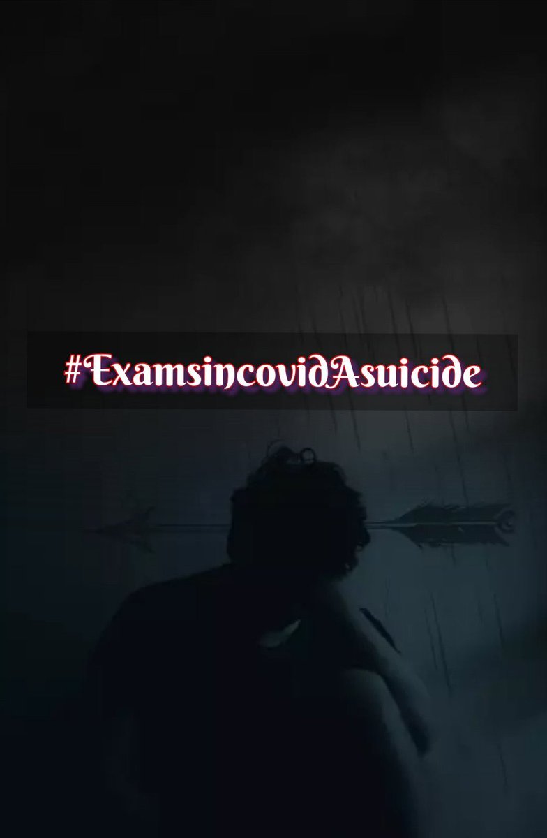 anvith_kateel's tweet photo. #ExamsInCovidASuicide
In these uncertain times coming up with the decision of conducting exams is worst for students. UGC must have thought of Students rather than their personal benifits.
#ExamsInCovidASuicide
@DrRPNishank @PMOIndia @Neerajkundan @drashwathcn @BSYBJP @CTRavi_BJP https://t.co/ztM5lx3457