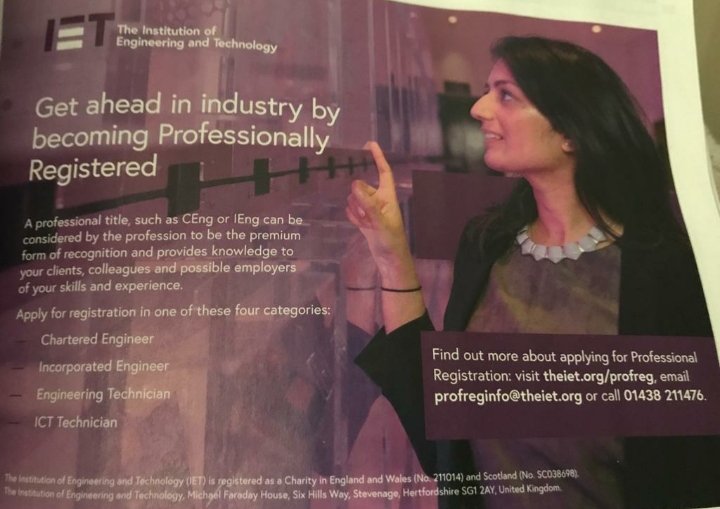 mamtasinghal2's tweet photo. Really pleased that in the last two weeks two female engineers have asked me to support their #CEng.
๐๐ฉโ๐๐๐
We need to continue driving #ethics #competences #Equality and #standards in Engineering, manufacturing & supply chain. @TheIET @EngCouncil @GlennAtkinsIET
#profreg https://t.co/yAWBIrDxeM