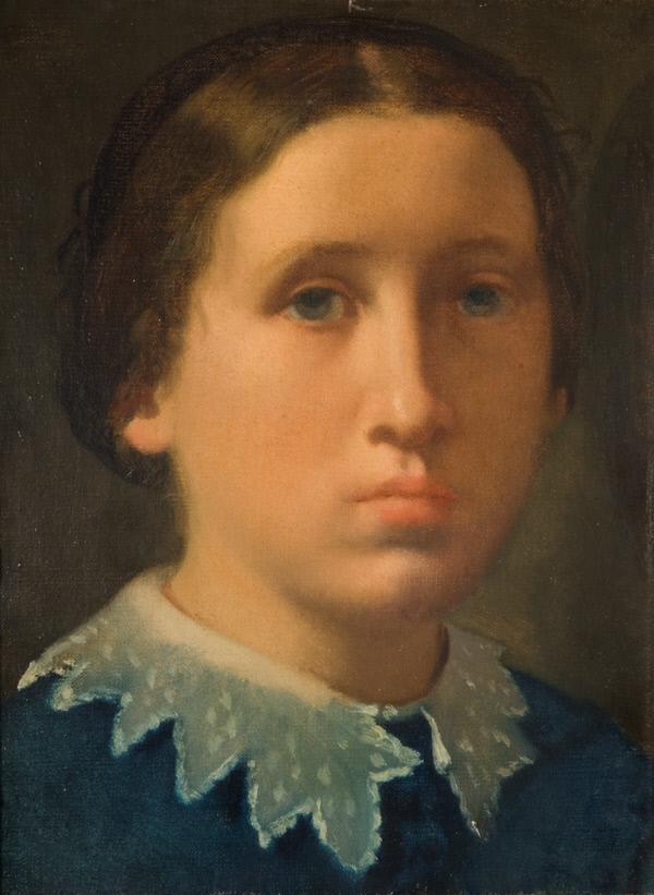 newartgallery's tweet photo. #EdgarDegas was born on this day, Sunday 19th July, 1834 in Paris, France. The #GarmanRyanCollection includes Portrait of Marguerite, sister of the artist, 1855-1857. #Portraits #MuseumsatHome #TheNewArtGalleryWalsall #WalsallCouncil #PortraitPainting https://t.co/WrUcwU7hmh