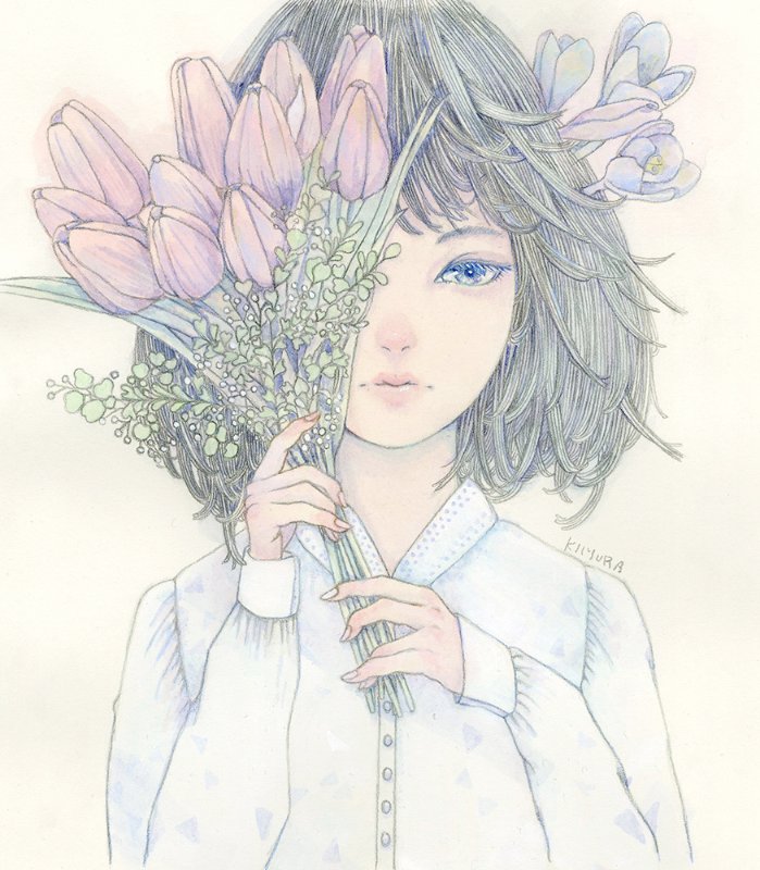 「#女の子のイラストだけで興味を持ってくれる方へ届け 」|木村智博のイラスト