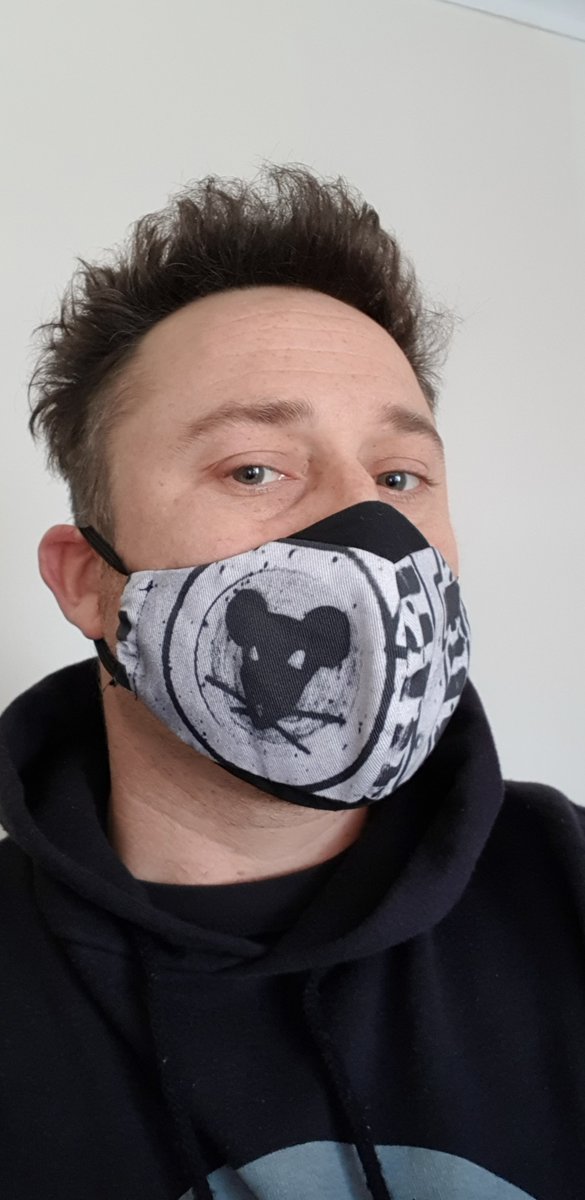 TobaccoRat's tweet photo. Tobacco Rat - 'Component EP' Artwork Face Masks available next week! #FaceMasks #FaceMask #TobaccoRat #Melbourne #COVID19 #Lockdown #Rat #BigRat https://t.co/K2KKxtMVZW