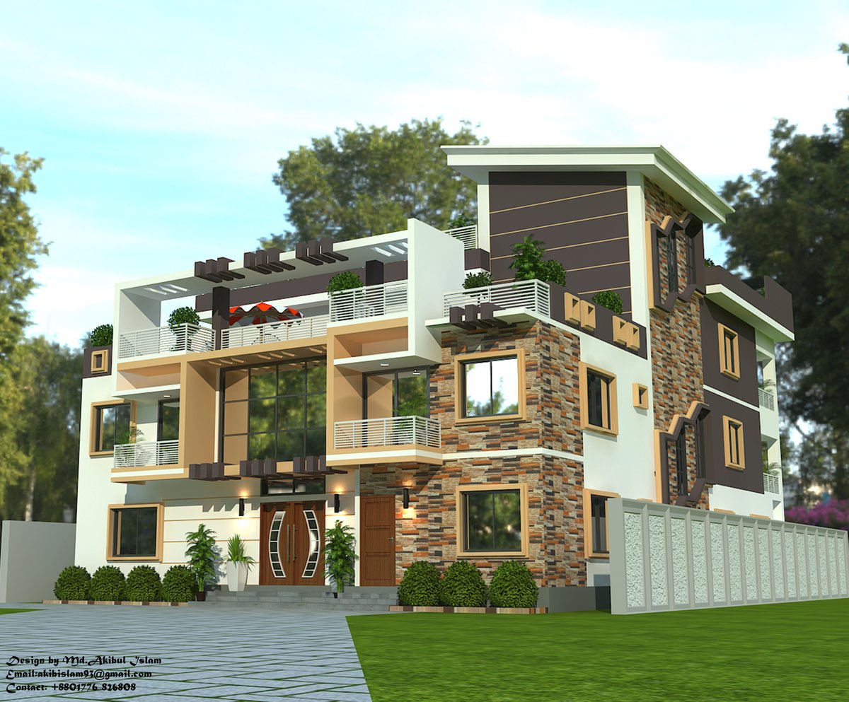 akibarch72's tweet photo. Duplex Exterior Design
Finally, I have done this project.
If you need any 3d exterior design then order me in @fiverr
https://t.co/IYJgzIaBKQ
#Duplexexteriro #duplexinterior #3drender #Architect #3dvisualizationinterior #draftman #freelancer3dartist https://t.co/llZOHKyt2o