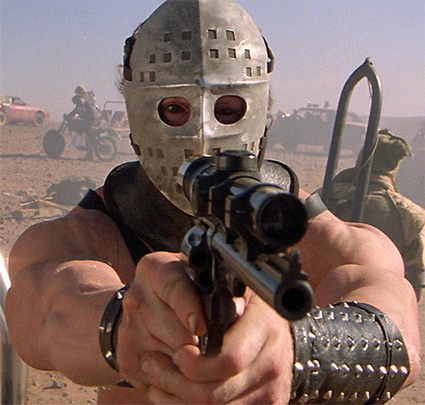 el_pollo_loco's tweet photo. Not only did Lord Humungous rule the Wasteland, he also rocked a #dopemask. https://t.co/gIuiE18S7U