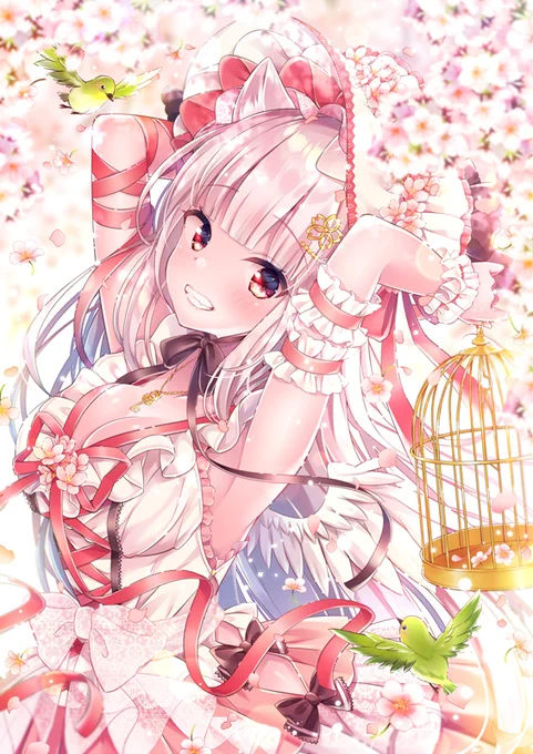 届け～～⁽⁽ଘ( ˊᵕˋ )ଓ⁾⁾✨
#女の子のイラストだけで興味を持ってくれる方へ届け 