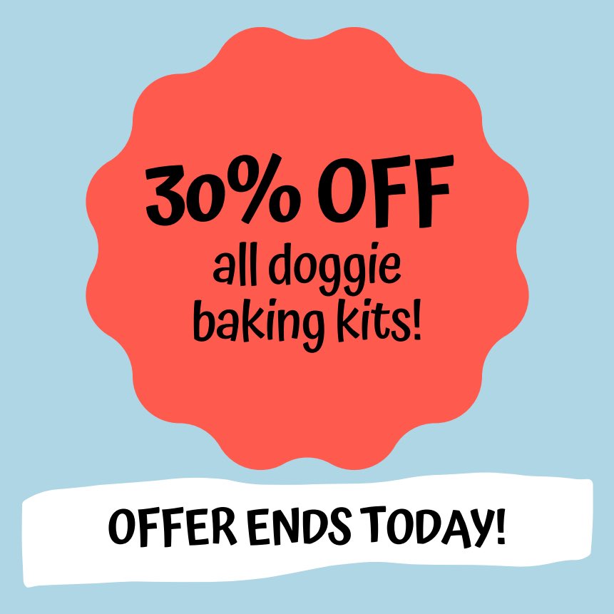 LAST CHANCE to grab 30% off your baking goodies! Head to our website now to get your bake on 👨‍🍳🕘 #linkinbio