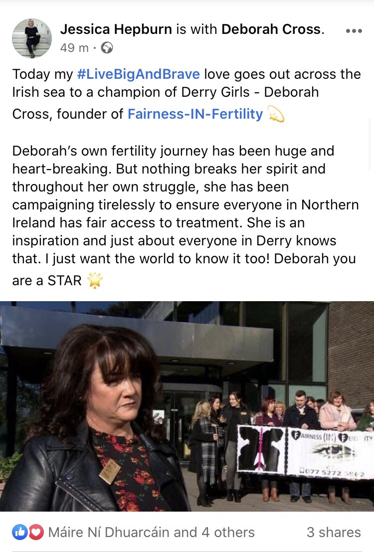 ivf_ni's tweet photo. An honour @JessicaPursuit UK's leading patient voices on fertility, infertility, assisted conception & alternative routes to parenthood. Thank you kindly for ur beautiful words. Love the #DerryGirls reference @LisaMMcGee but couldnโt do it without the #DerryBoy @StephenCross73 https://t.co/trWFaTticA
