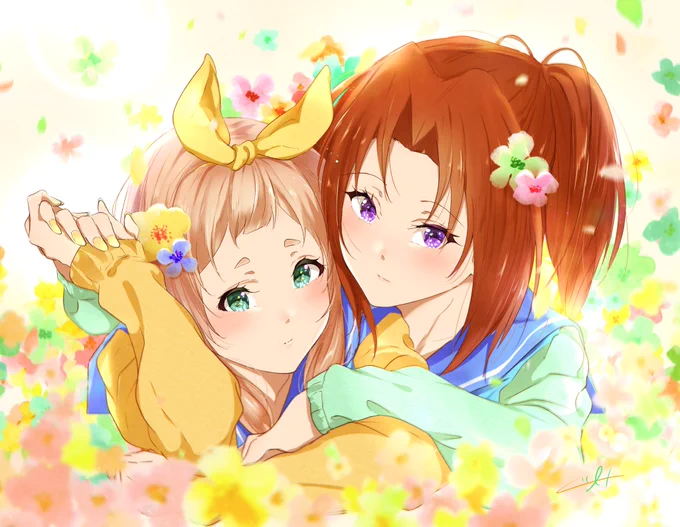 #女の子のイラストだけで興味を持ってくれる方へ届け
ユーフォの子達が好きでたくさん描いてますが、特に大好きななかよし川Selectionデス...!?
届いて欲しい〜ウワーーー!! 
