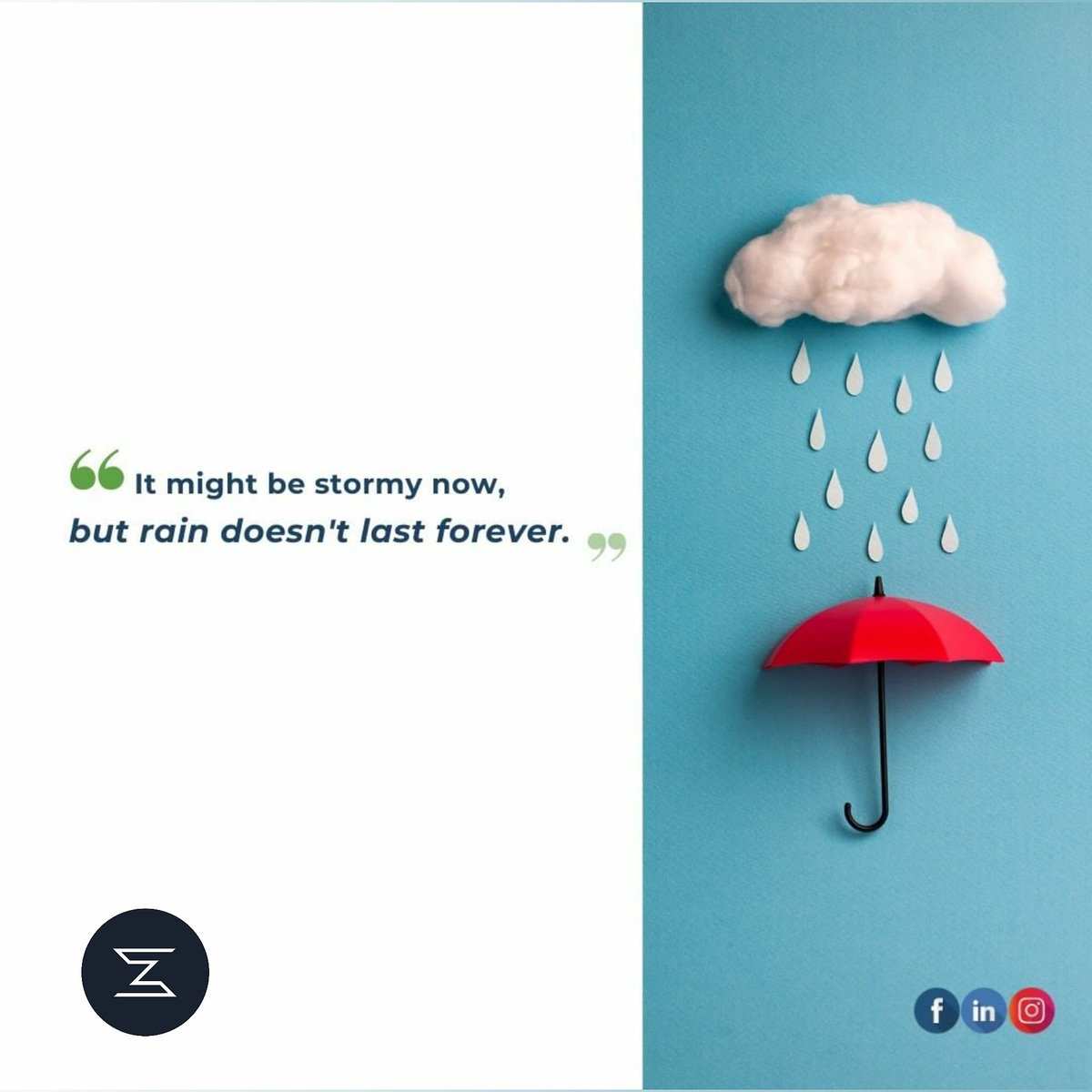 thezeetele's tweet photo. We're all facing a big storms in our lives,but this doesn't mean that it will remain as it is.All of this will be over soon.
Let's continue to do our best everyday,and it will soon pay off.
Happy Sunday!
#ZeeTelemarketing #BoostYourSuccess #stayhome #staysafe #domoreworkless https://t.co/6jrq8QSwbG