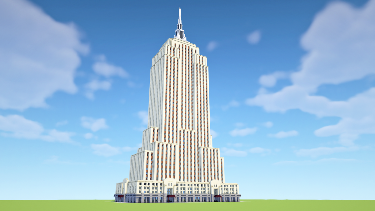 ハヤシ 今クラ12投稿 高度制限の関係で今クラワールドには作れないエンパイアステートビル T Co Orvvzfpkzb Twitter