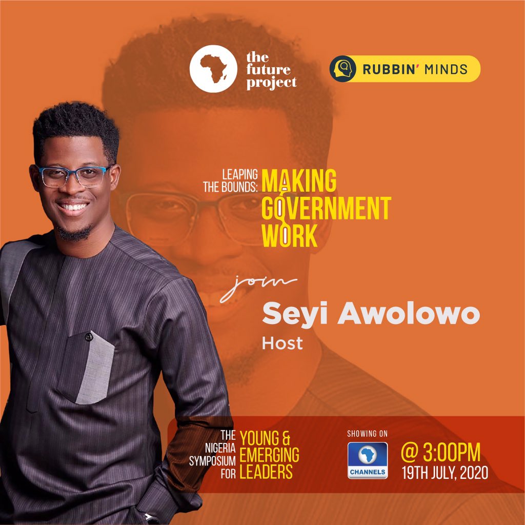 DrZobo's tweet photo. #TheFutureProject has announced Media Personality &amp; Youth advocate, Seyi Awolowo @officialseyiawo as its host for the 5th edition of The Nigeria Symposium for Young and Emerging Leaders.
 
Watch with me live, 3pm TODAY on @channelstv and @TFAAfrica's YouTube channel
#TFPSymposium https://t.co/9L0quadZ4J
