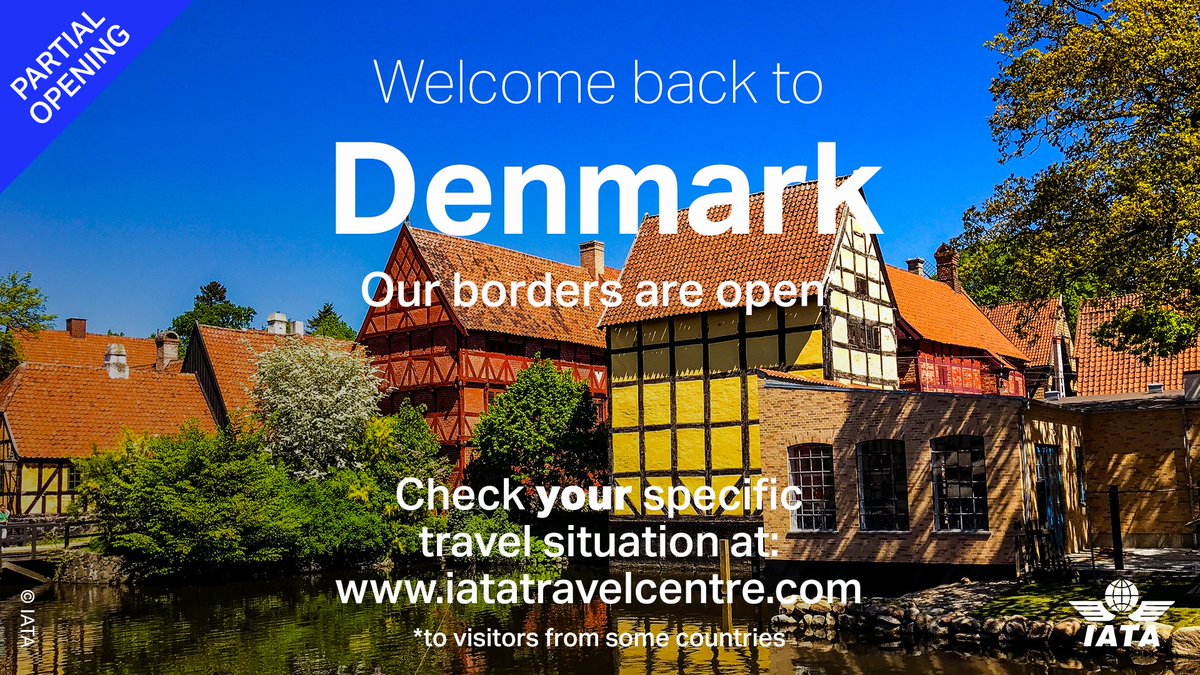 IATA's tweet photo. The beauty of #Denmark🇩🇰 is open to #tourism!

Check your airline &amp; the IATA Travel Center when planning your travels: https://t.co/ftbkrphMol

@sas @BennyEngelbrech @JeppeKofod @DanishMFA @GoVisitDenmark @CPHAirports https://t.co/3cTHsLz4Cs