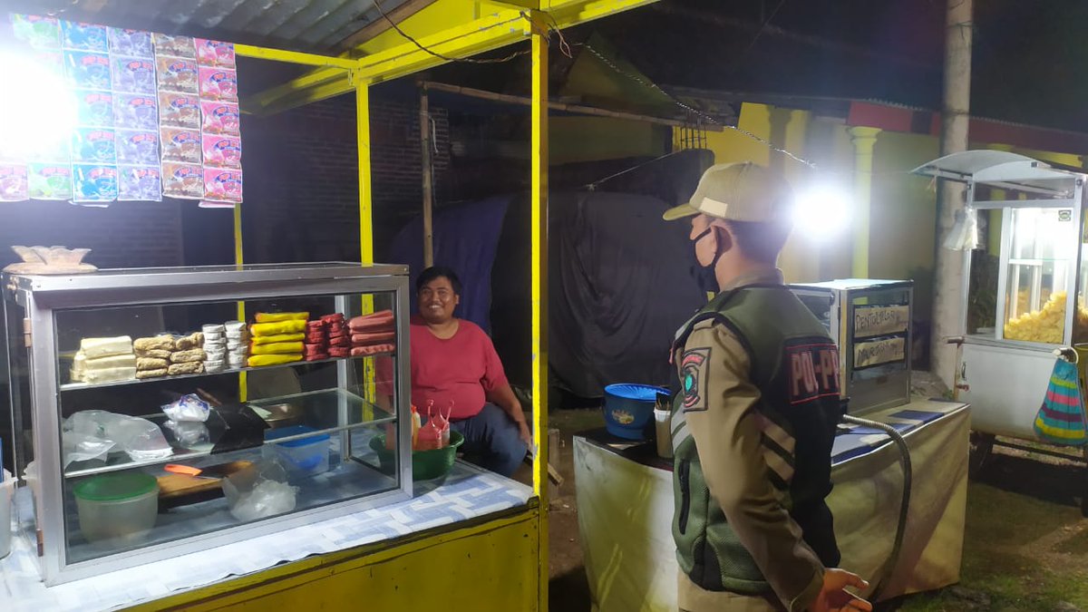 Patroli Pengendalian SOP Protokol Kesehatan New Normal terus dilakukan mudah2an masy semakin sadar utk terhindar dari Covid-19.