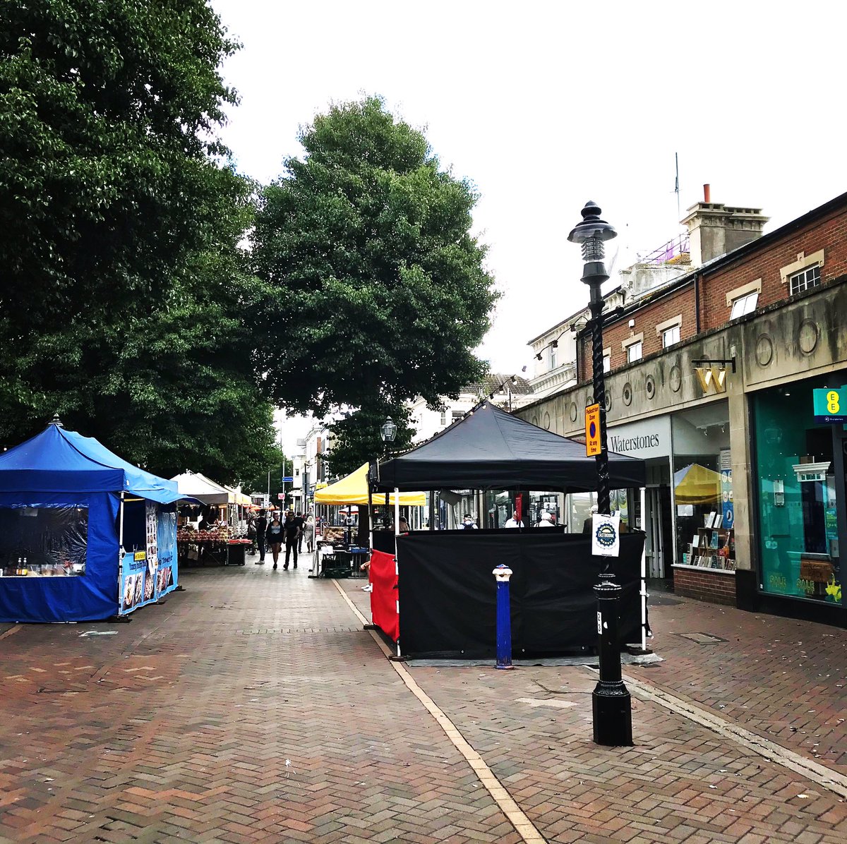 Ready to trade at Eastbourne Borough Market. Come down!