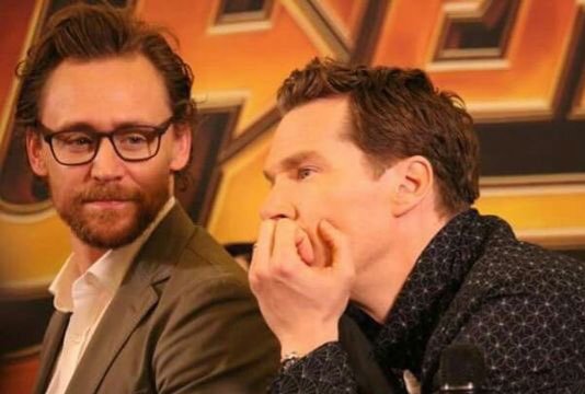 STRNGAT0MICA's tweet image. tom hiddleston staring at benedict cumberbatch that's it. that's the tweet.

#HappyBenedictDay 
#HappyBirthdayBenedictCumberbatch