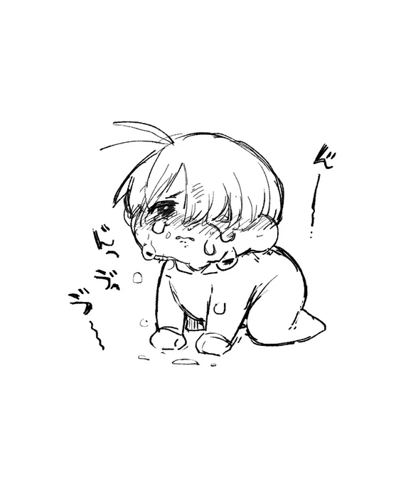 泣き顔描くの大好きマンです 
