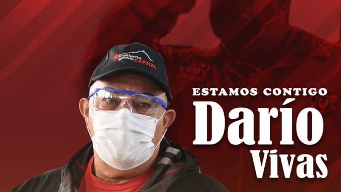 Pueblo muestra solidaridad y desea pronta recuperación a Darío Vivas (+Covid-19) mazo4f.com/222155  #OrandoPorDiosdado