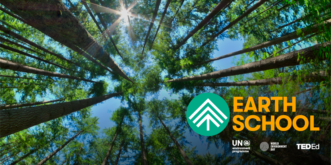 UNEP_FI's tweet photo. @UNEP and @TED_ED have launched #EarthSchool to support children stay connected to nature in the time of the #COVID19 crisis. Tune into 30 Days of videos, quizzes and challenges here: https://t.co/AyctSEC12k #ForNature https://t.co/Bx08JoAM1G