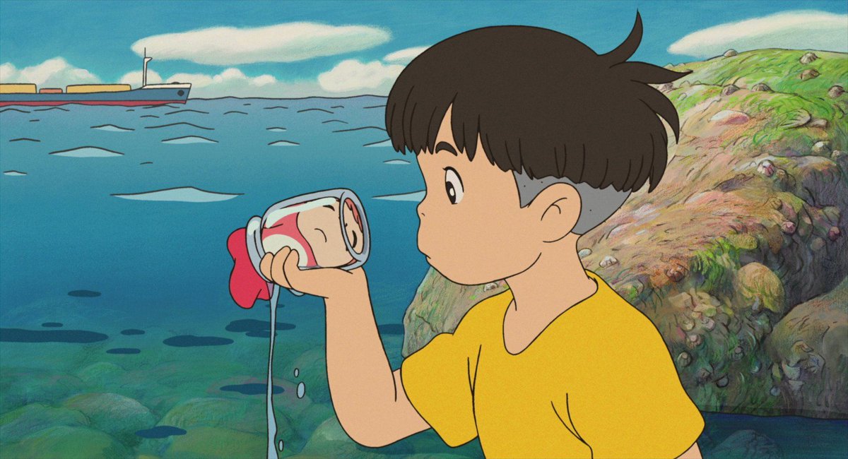 gen_ghibli's tweet photo. 🌊 Hoy celebra el 12º aniversario de su estreno 'Ponyo en el acantilado', película dirigida por Hayao Miyazaki.

🗓️ Fue el 19 de julio de 2008. https://t.co/LXS3NLt8hZ