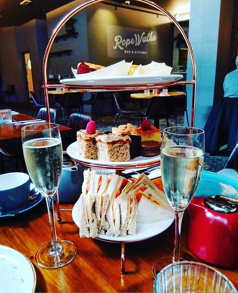 Excited to start our afternoon tea service again from tomorrow! You can book our amazing afternoon tea with bottomless Prosecco for £32 for two people from Monday 20th July  onwards. Book yours today via our website! ❤️👍 ropewalksbarandkitchen.com #liverpool