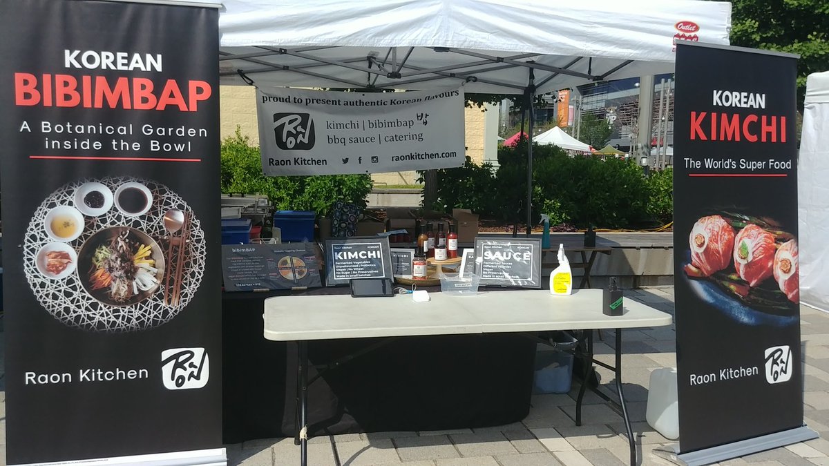 RaonKitchen's tweet photo. This is the only place @OttawaFarmMkt to get #raonkitchen #kimchi #bibimbap today.  Not at Strathcona park today due to maintenance. Sorry and thank you ❤ https://t.co/3jCD9hGhJc