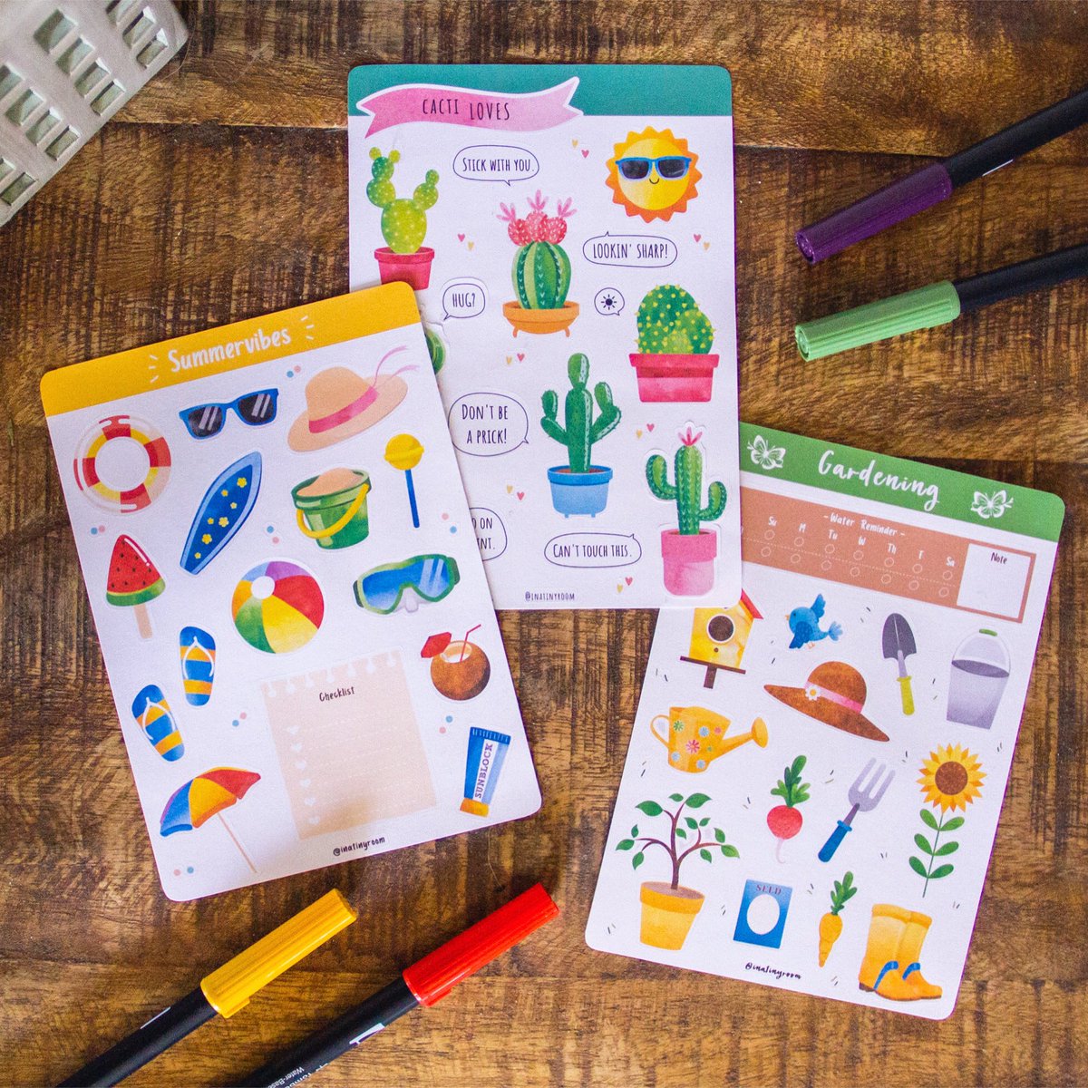 Inatinyroom's tweet photo. [#Reminder🎈] Our #newbies. #SummerVibes, #Gardening and #Cacti loves who still offers everyone #freehugs..😆 Tell me which one is your favorite? We are running summer #sale too — check it out for 🔺extra 15% 30% and 50% OFF! 🔺>> https://t.co/DjmWeNEKMq https://t.co/xbLdY2oT5P
