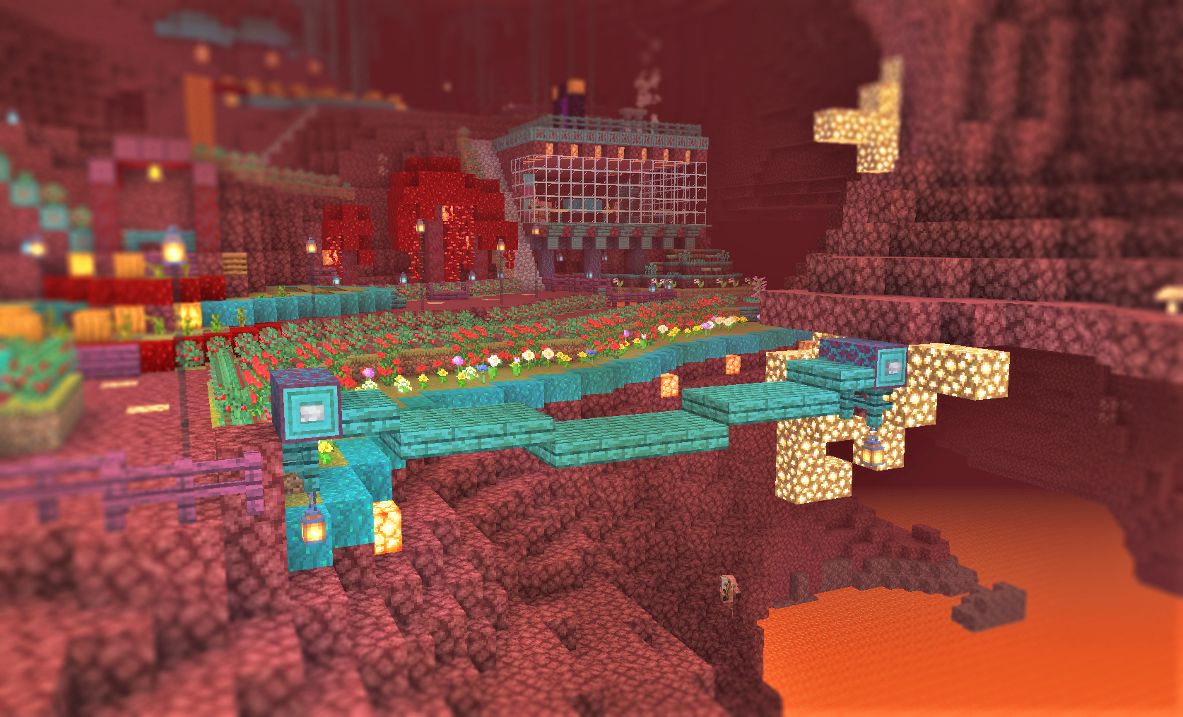 Mecchan マイクラブロガー マインクラフトのブログ めちゃクラ 更新です 1 16プレイ日記の第5話になります 今回は ネザーでの農業 拠点づくりに挑戦 まったりネザー村が完成しました 日曜の夜にのんびりどうぞฅ W ฅ T Co P3nffg6z6o