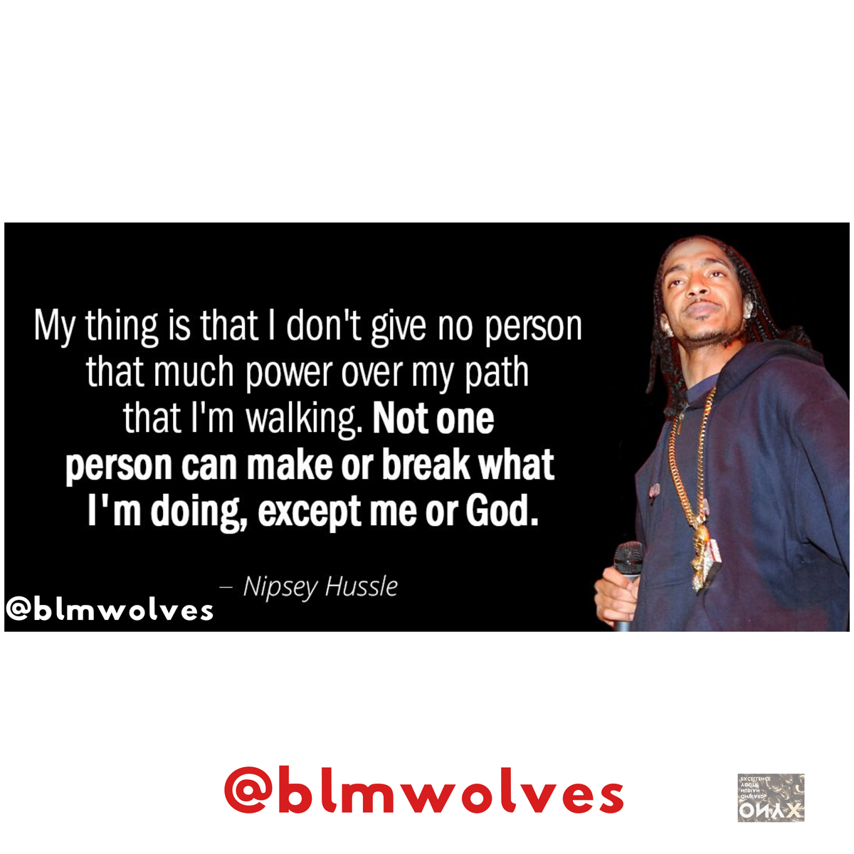blmwolves's tweet photo. People ask “what’s next?”
The truth is only you have the power to decide...Stand in your truth.
Have a great Sunday 🙏🏽🖤
🤍
🤎
#NipseyHussle
#King
#SundayThoughts
#Quotes
#QOTD
#SelfLove
#SelfCare
#BlackLivesMatter
#BlackLivesSTILLMatter
#BLM
#blmmovement
#blmwolves 
🖤#OneLove https://t.co/zQxqLe6dUI