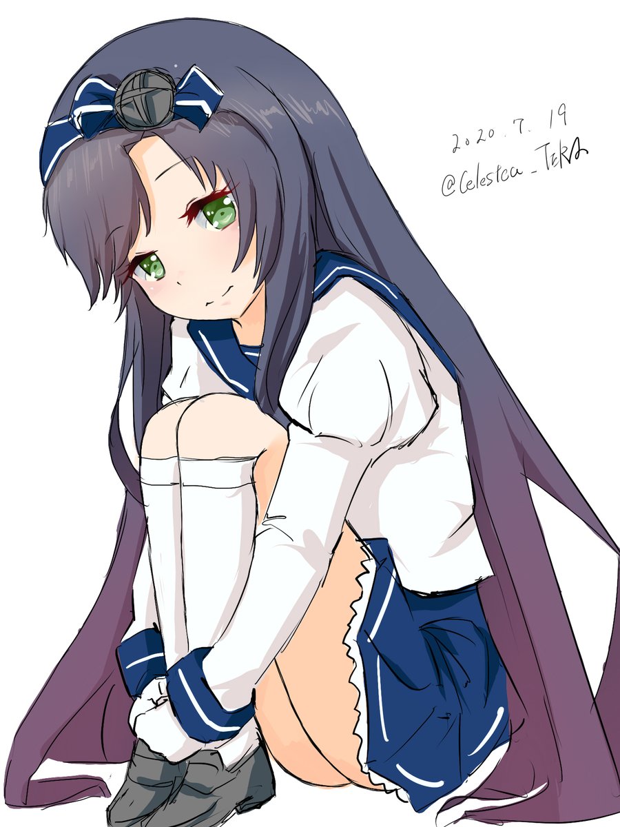 艦これ 艦これ版深夜の真剣お絵描き60分一本勝負 艦これ版真剣お絵描き60分一本勝負 せらす茶 厚塗り練習中のイラスト