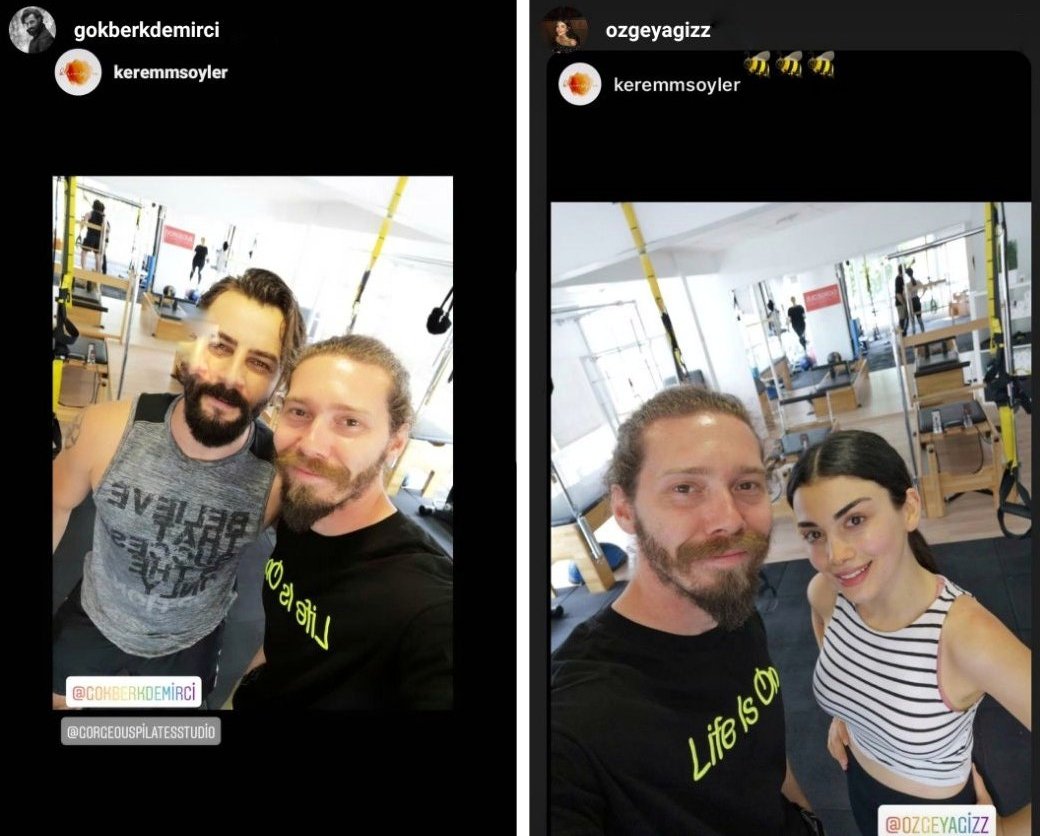 CastleVivita's tweet photo. Time to active #ÖzBerk's WORK OUT mode 🏋️♂️💦🤸♀️. The body achieves what the mind believes 💪🧘♀️. #SundayFunday #SelfieStories🤳
Sharing more gym adventures together, means enjoying them 👫🏻💯 most. #CoupleGoals #gymtime⛓⭕ #PilatesStudio #ÖzgeYağiz🎀🐝 #GökberkDemirci💣💥 #ÖzGök🔐 https://t.co/rwMcTtImWz